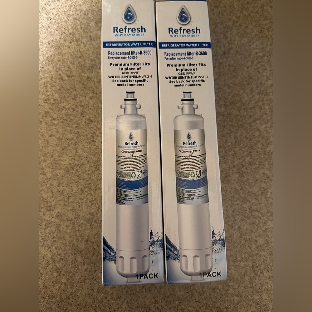Refresh water filter
